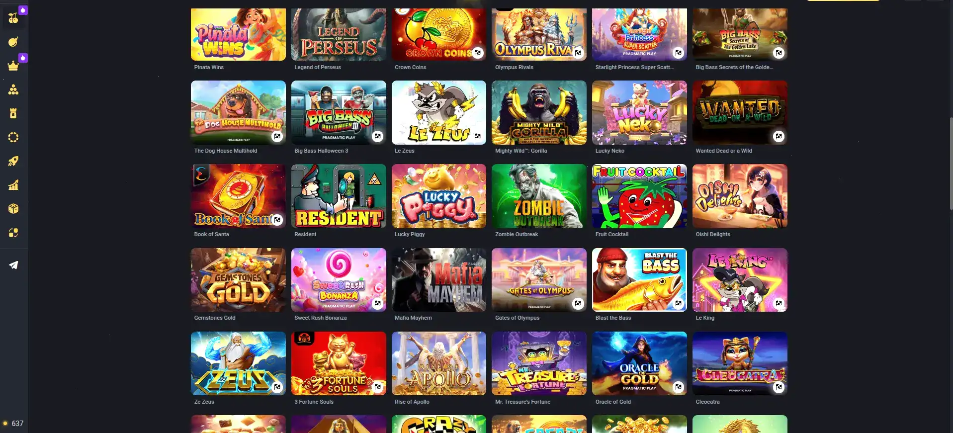 VIP программа Vostok casino
